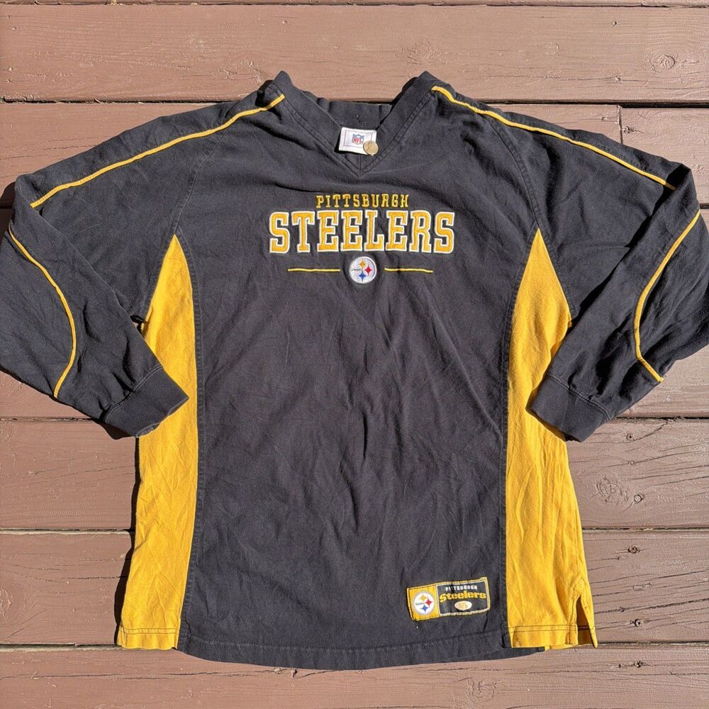 Vintage 1990s NFL Pittsburgh Steelers Football Large Crewneck Sweatshirt
